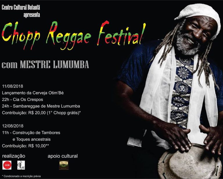 Festival reúne reggae, Mestre Lumumba e cerveja artesanal afro-brasileira