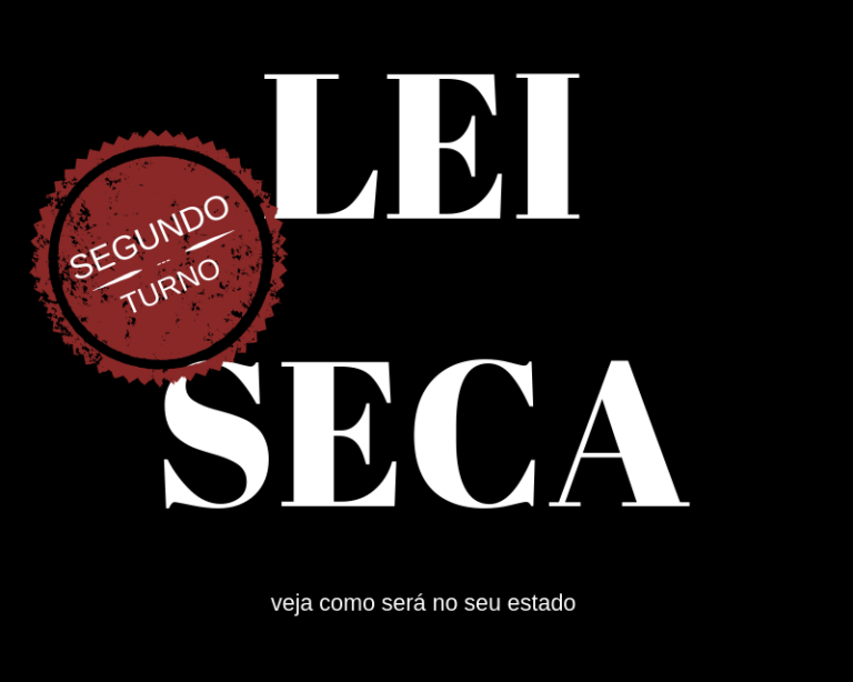 Lei Seca: Confira como será o segundo turno no seu estado