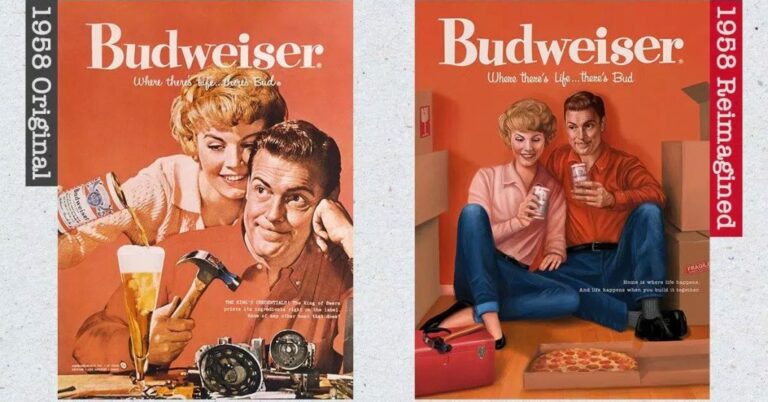 Budweiser “conserta” antigos cartazes machistas
