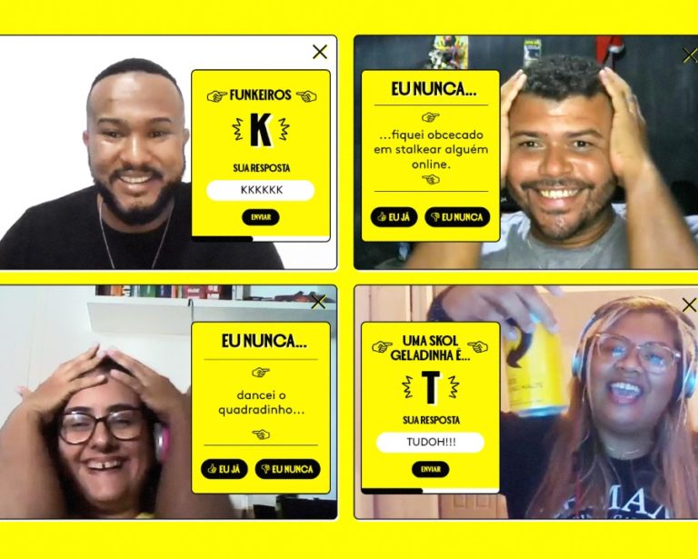 Com Stop e Eu Nunca, Skol investe em jogos de bar online