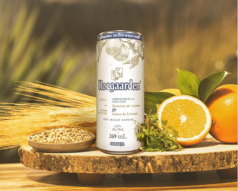 Menu Degustação: Hoegaarden em lata, churrasco da Patagônia…