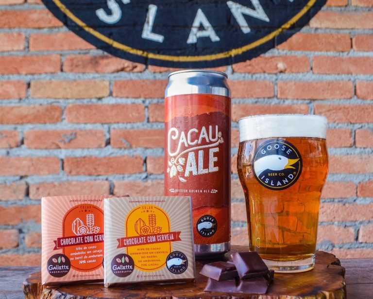 Goose Island lança cerveja com chocolate e chocolate de cerveja colaborativos