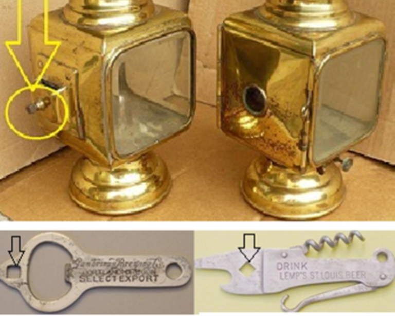 Espaço aberto: Abridores com furo quadrado