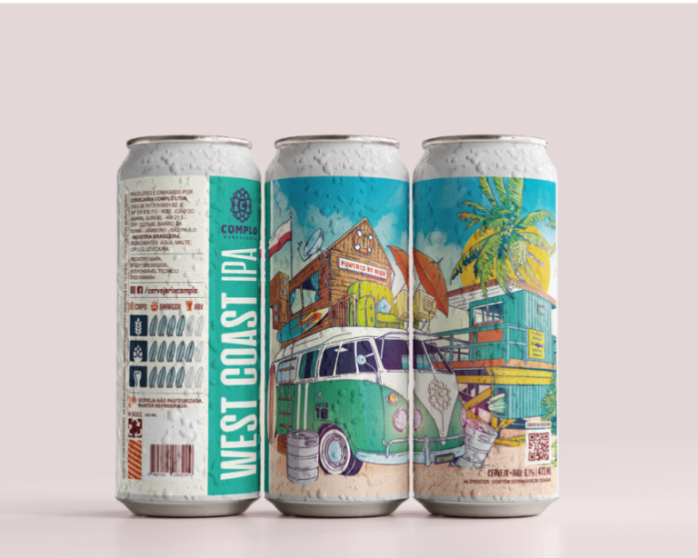 Lata da West Coast IPA da Complô é eleita a mais bonita do Brasil