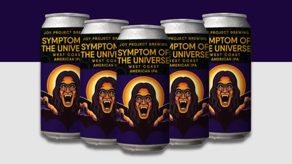 Cerveja faz homenagem a Ozzy, que faleu em julho (Divulgação / Joy Projetct Brewing)