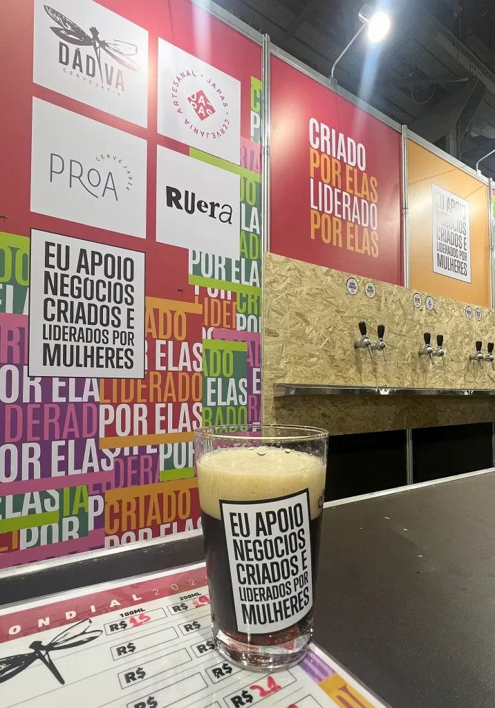 Movimento Criado por Elas, Liderado por Elas participou do Mondial de La Bière 2025 (Crédito: Dádiva / Divulgação)