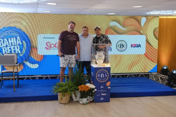 Lista de cervejas premiadas do Brazilian International Beer Awards foi divulgada durante a cerimônia de premiação (Crédito: Joan Souza / Prefeitura de Alagoinhas)