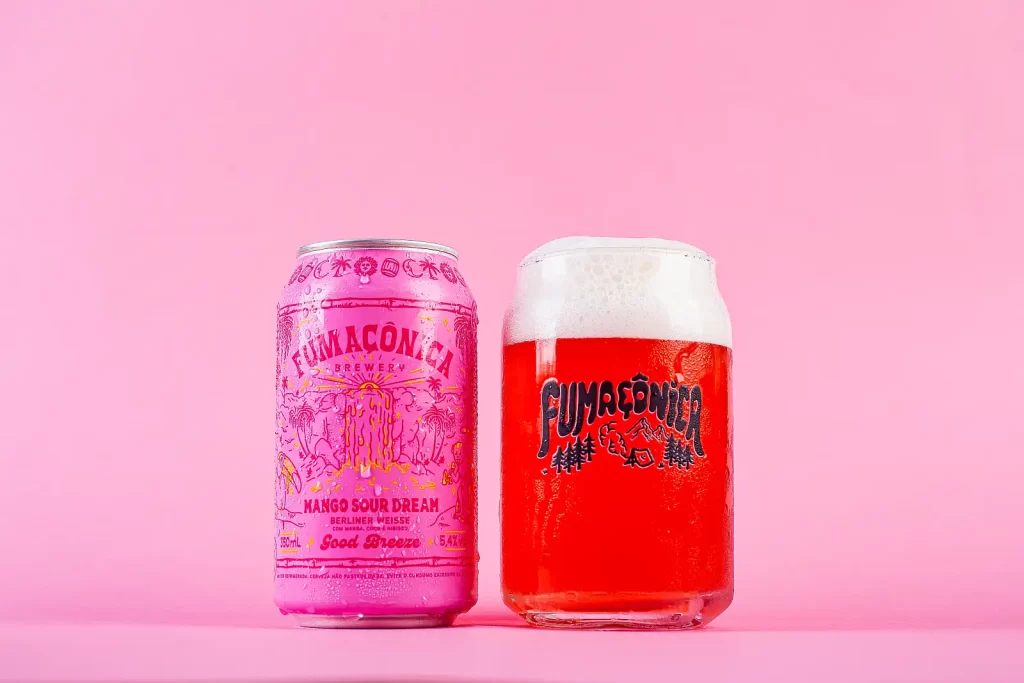 Arte do rótulo da Mango Sour Dream foi o terceiro colocado da competição (Crédito: Divulgação / Fumaçônica)