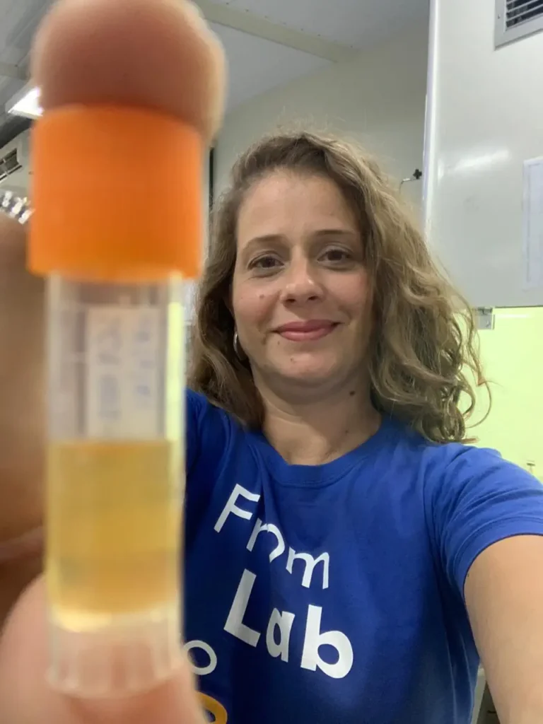 Luciana Brandão,  microbiologista e diretora-executiva do Laboratório da Cerveja (Foto: Arquivo Pessoal)
