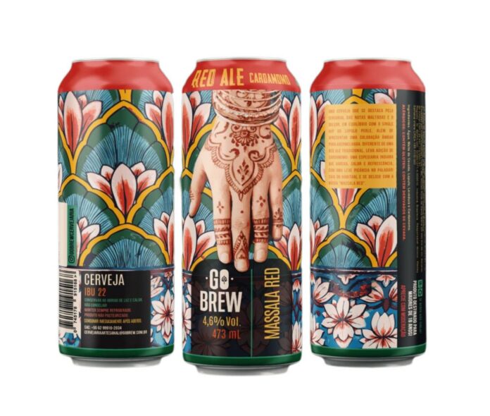 Vencedora do prêmio Lata Mais Bonita foi feita com tecnologia de impressão digital de latas da Ball Digital Printing (Crédito: Divulgação/Go Brew)