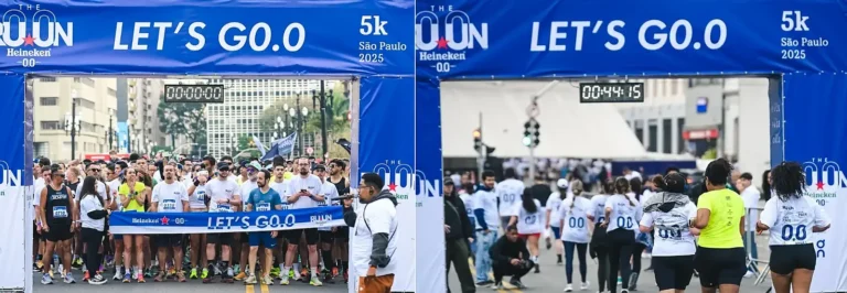 Heineken 0.0 realiza 1ª edição da Finish Line Run no Rio de Janeiro