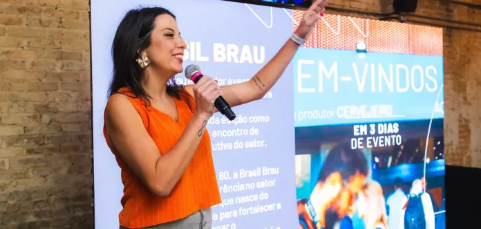 Laura Harvey, gerente de projetos da GL Events responsável pela Brasil Brau 2026 (Crédito: Divulgação / Brasil Brau)