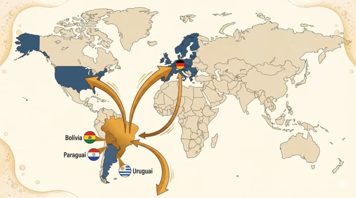 Balança comercial favorável à cerveja brasileira é um dos destaques do Anuário da Cerveja 2026 (Arte: Guia da Cerveja - Criado com IA / Notebook LM)