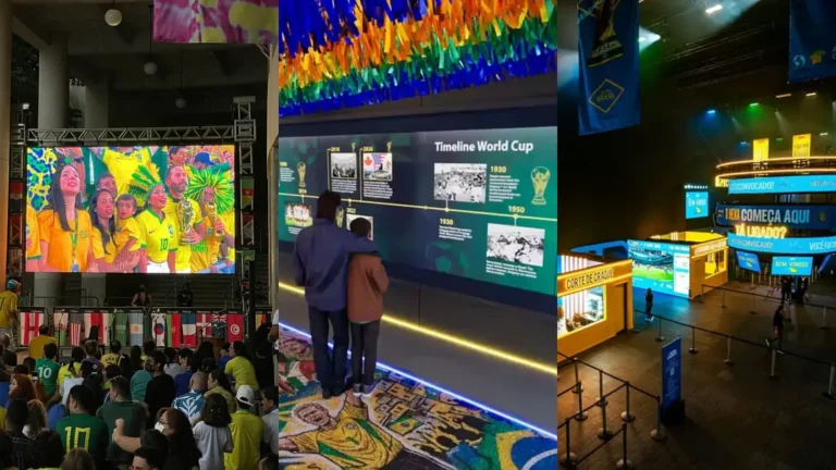 7 lugares diferentes para assistir aos jogos do Brasil na Copa do Mundo 2026