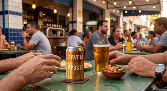 Setor cervejeiro também pede neutralidade da carga tributária, previsibilidade e justiça fiscal no novo Imposto Seletivo (Crédito: Imagem criada por IA / Gemini)