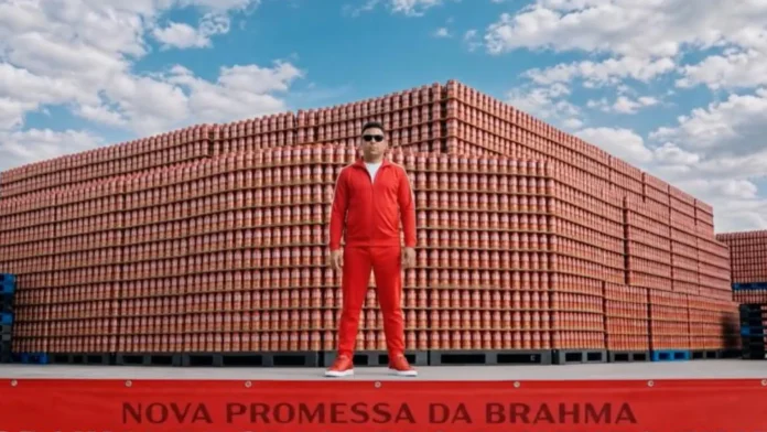 Brahma repete promessa de cerveja grátis da Copa, mas agora para torcida de time que vencer 5 partidas seguidas (Crédito: Divulgação)