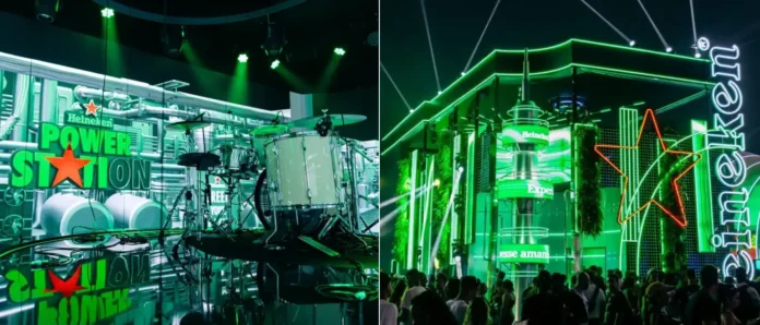 Heineken comemora 15 anos de patrocínio ao Rock in Rio, que começa em 4 de setembro (Crédito: Divulgação)