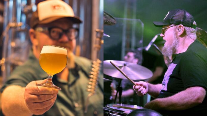 Sady Homrich vive a vida entre a música e a cerveja (Crédito: Arquivo Pessoal)
